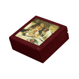 Saying Our Prayers, Suspense Charles Burton Barber Jewelry Box