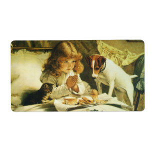 Saying Our Prayers, Suspense Charles Burton Barber Label