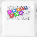 Thank You Computer Science Style ***SAYING THANK YOU**** COMPUTER STYLE STICKER | Zazzle