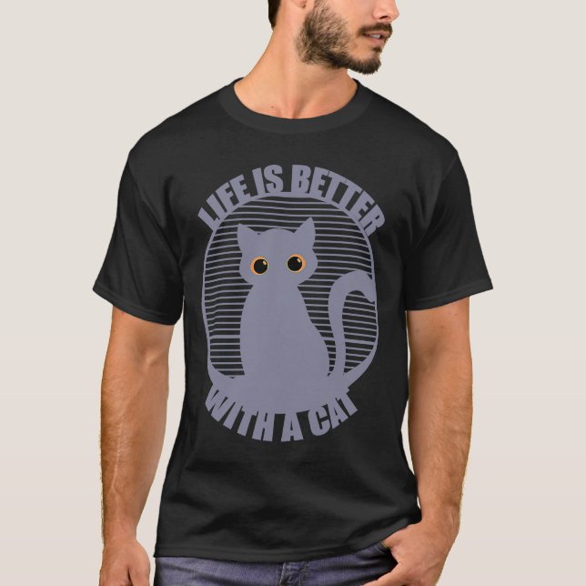 Sayings For Cat  For Men Women Family Friends  2 T-Shirt (Front)
