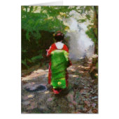 Sayonara maiko-san card (Front)