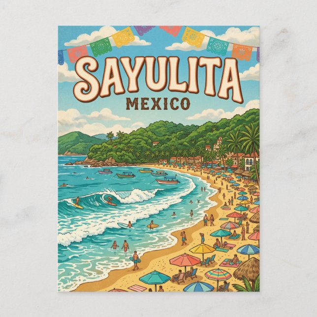 Sayulita Mexico Postcard (Front)