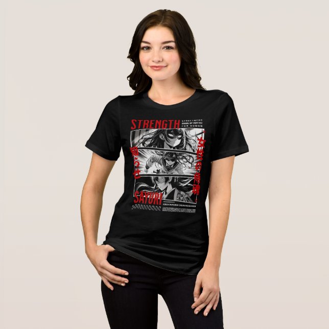 SAYURI –Strength in Silence Tri-Blend Shirt (Front Full)
