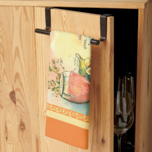 Sazerac Cocktail Kitchen Towel