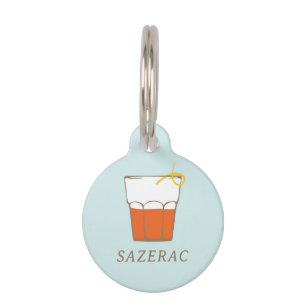 Sazerac Pet ID Tag