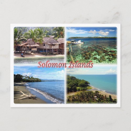 SB Malaita Islands _ Gizo _ Bonegi Beach _ Honiara Postcard