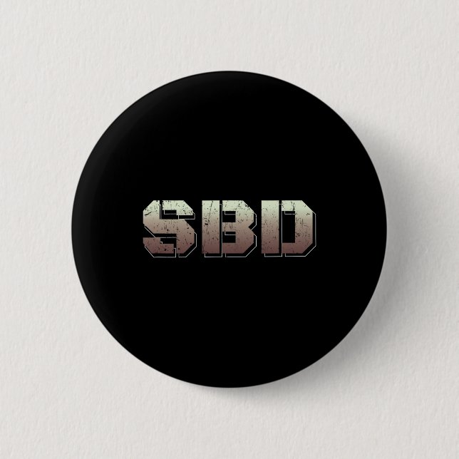 Sbd Squat Bench Deadlift Powerlifting  Button (Front)