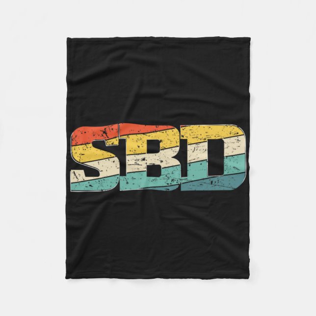 Sbd Squat Bench Deadlift Powerlifting  Fleece Blanket (Front)