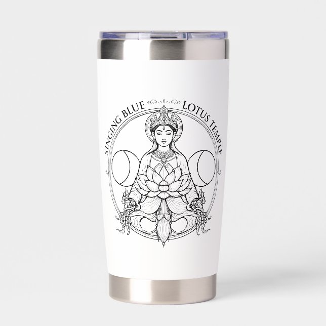 SBLT Goddess and Lotus Mug Insulated Tumbler (Front)