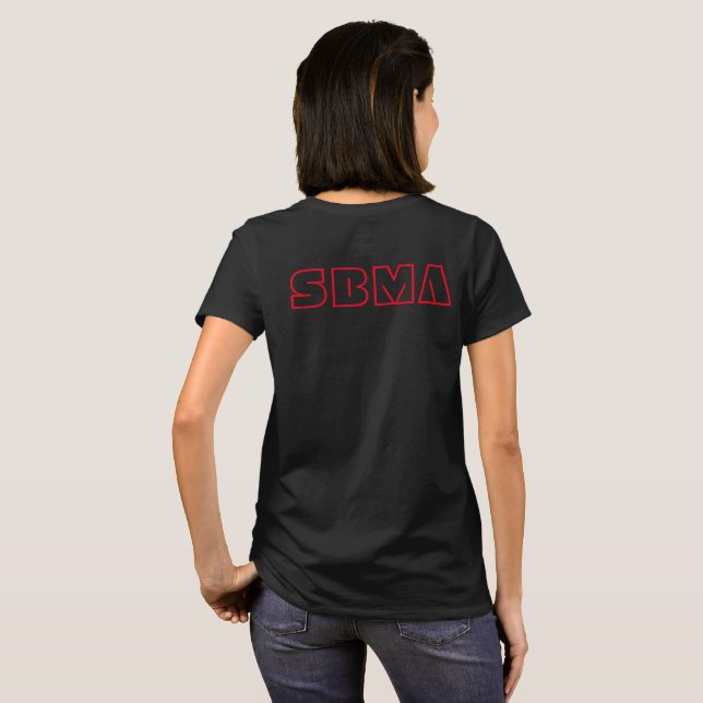 SBMA women's cotton t-shirt (Back Full)