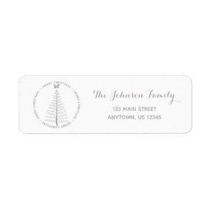 SBTF Custom Holiday Return Address-Silver Label