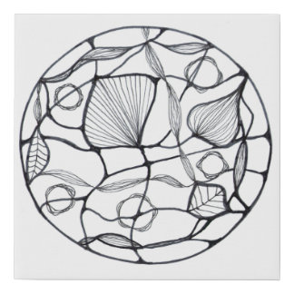 Sbtract Draw Sheets Faux Canvas Print