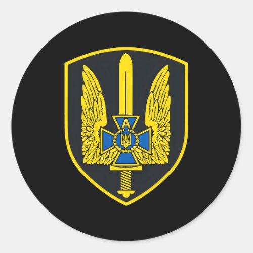 Sbu Alfa Ukraine Special Forces Alpha Spetsnaz Classic Round Sticker
