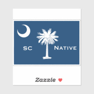 SC Flag Native Sticker