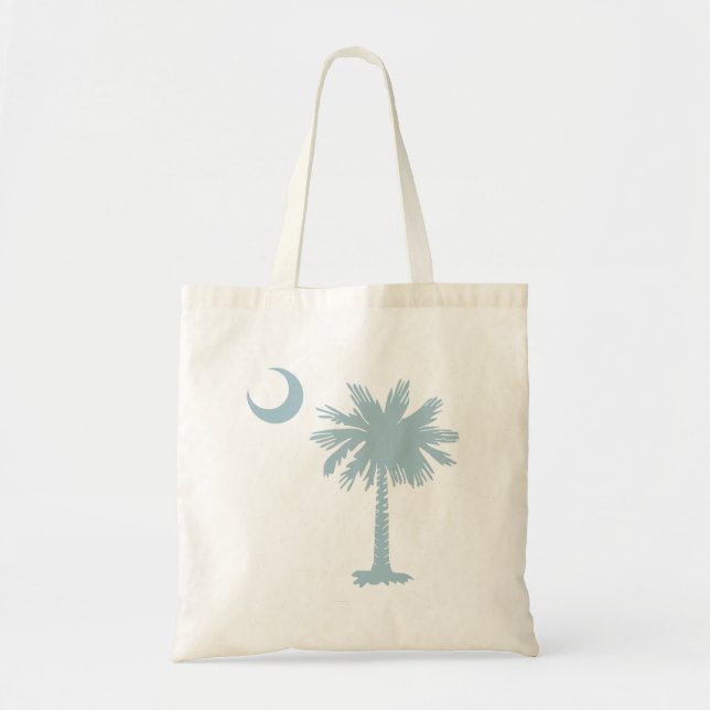 SC Palmetto & Crescent (CB) Tote Bag (Front)