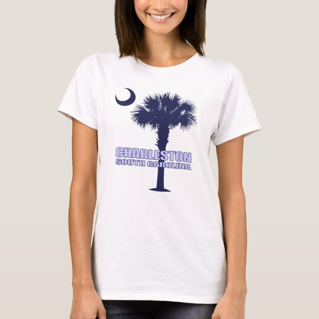 SC Palmetto & Crescent (Charleston) T-Shirt (Front)