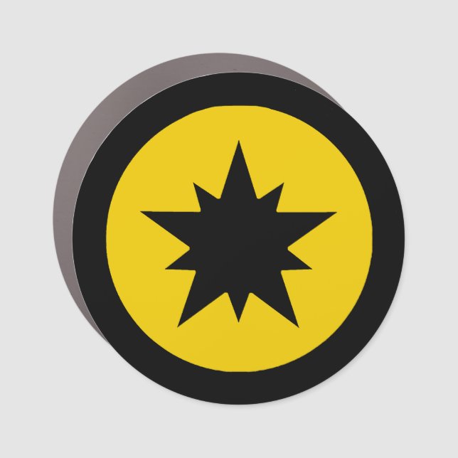 SCA Ansteorra Populace Badge Car Magnet (Front)