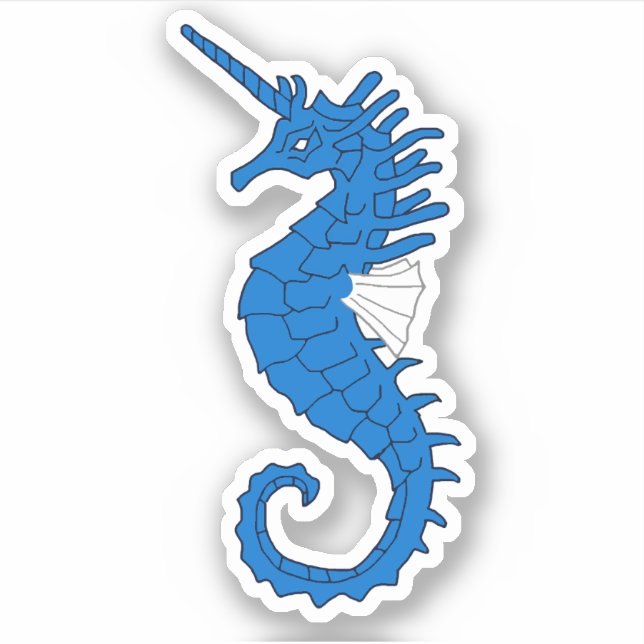 SCA Atlantia Custom-Cut Vinyl Sticker (Front)