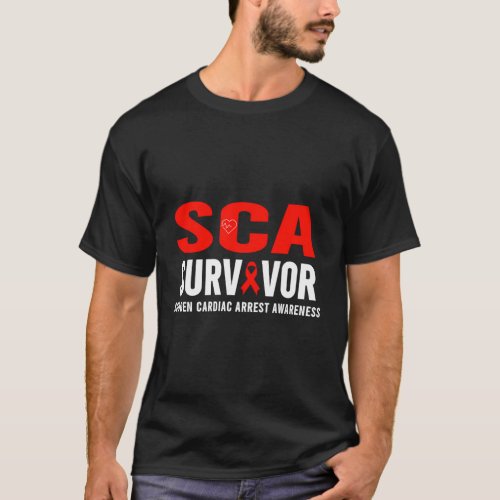 Sca Awareness _ Sudden Cardiac Arrest Survivor T_Shirt