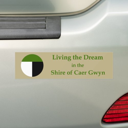 SCA Caer Gwyn Bumper Sticker