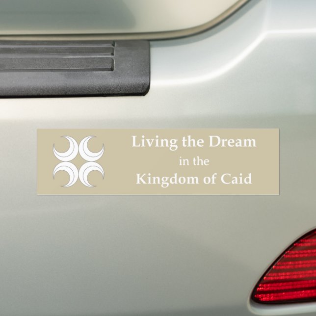 SCA Caid Bumper Sticker (On Car)