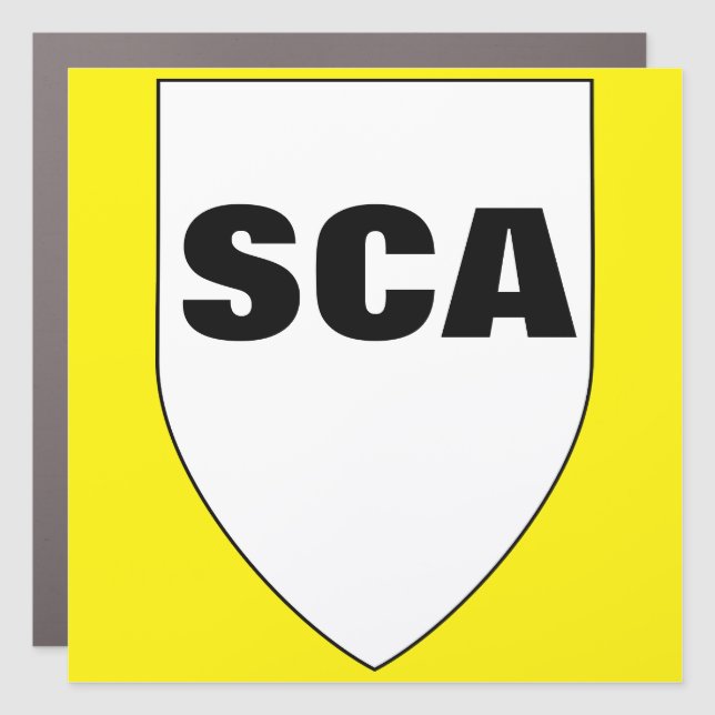 SCA Car Magnet Square (Front)