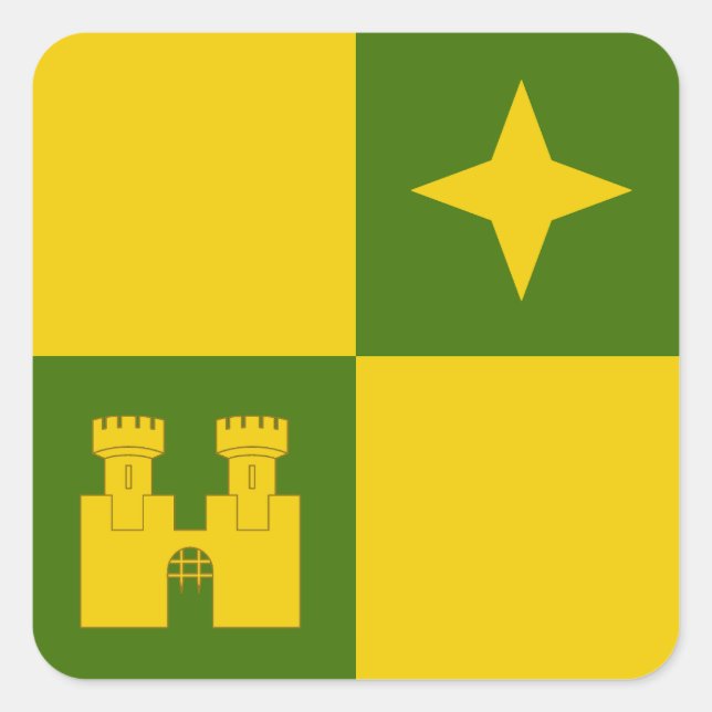 SCA Castle North Populace Badge Square Sticker (Front)