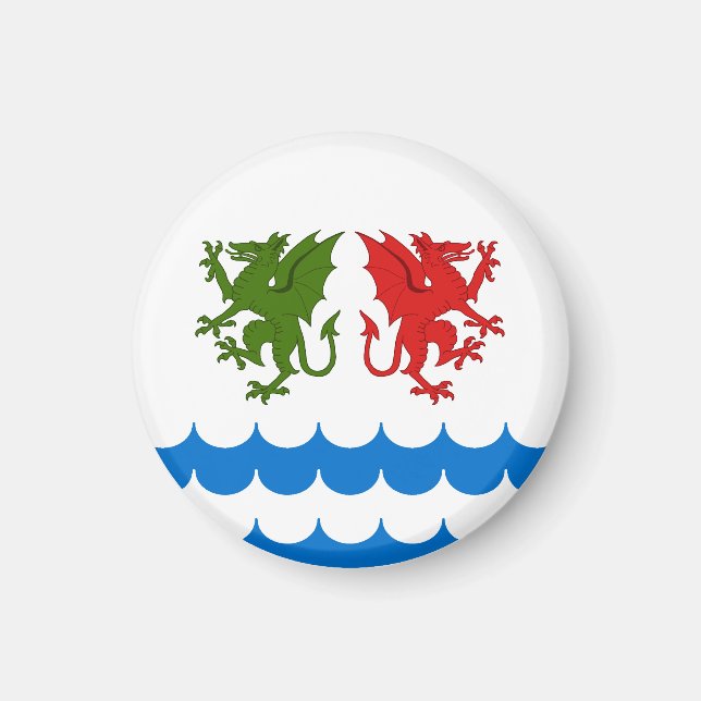 SCA Dragons Bay Magnet (Front)