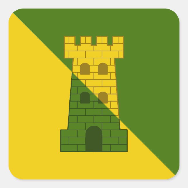 SCA Fettburg Populace Badge Square Sticker (Front)