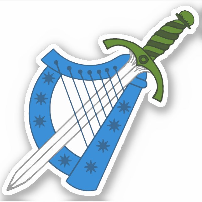 SCA Glyn Dwfn Custom-Cut Vinyl Sticker (Front)