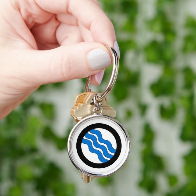 SCA Lyndhaven Round, Small (1.44") Keychain (Hand)