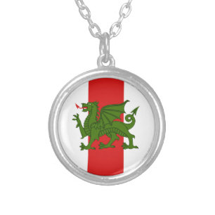 SCA Middle Kingdom Populace Badge Silver Plated Necklace