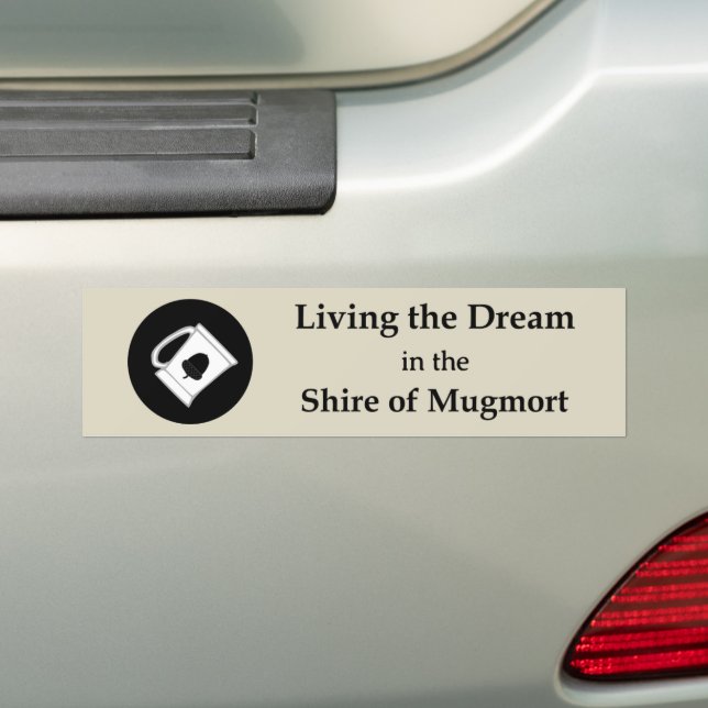 SCA Mugmort Bumper Sticker (On Car)
