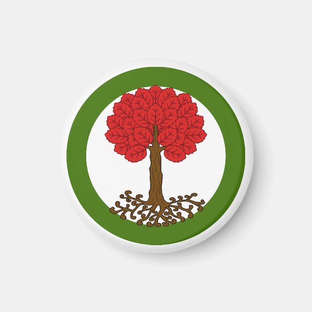 SCA Myrgan Wood Magnet (Front)