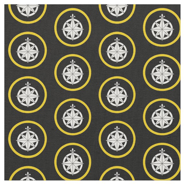 SCA Northshield Populace Badge Fabric (Close Up)