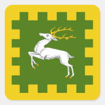 SCA Outlands Populace Badge Square Sticker