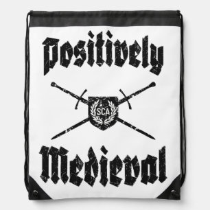 SCA Postively Medieval Pullstring Drawstring Bag