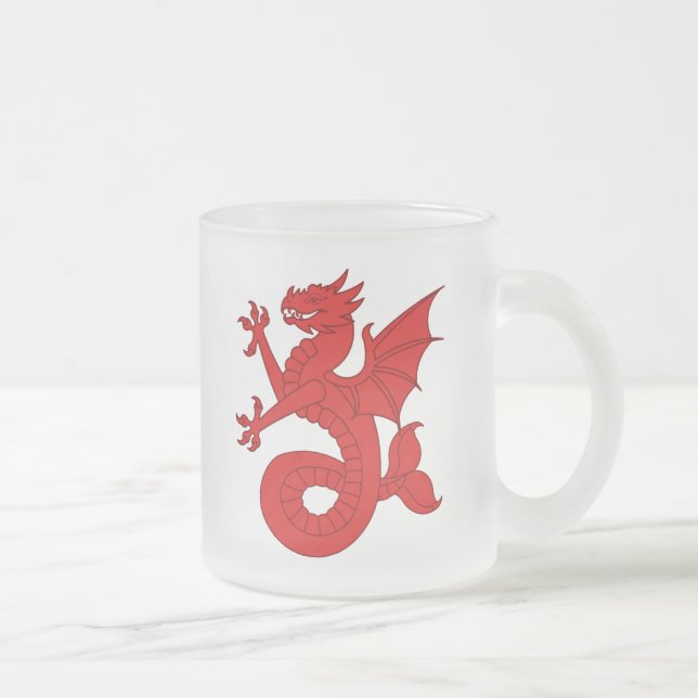 SCA Seashire Frosted Glass Coffee Mug (Right)