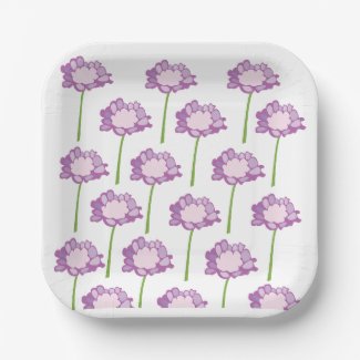 Scabiosa Purple Pincushion Flower Floral Party