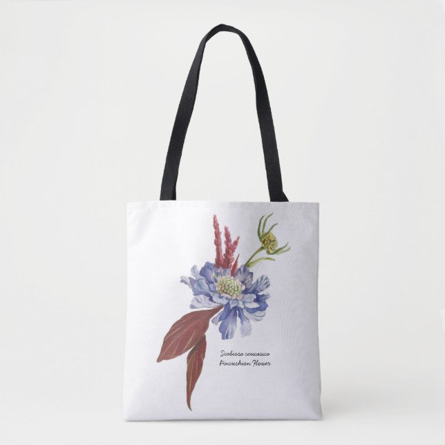 Scabiosa Tote Bag (Front)