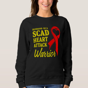 SCAD Heart Attack Survivor Life Future US Warrior  Sweatshirt
