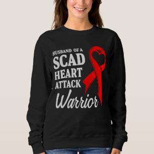 SCAD Heart Attack Survivor Life Future US Warrior  Sweatshirt