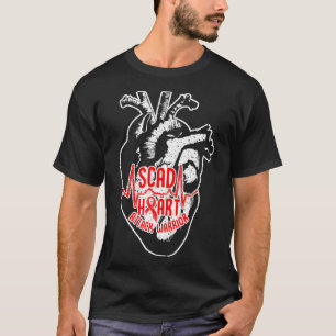 SCAD Heart Attack Survivor Ribbon Warrior Awarenes T-Shirt