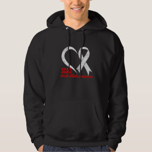Scad Heart Attack Survivor Survives Warrior Awaren Hoodie