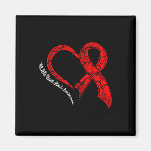 Scad Heart Attack Survivor Survives Warrior Awaren Magnet