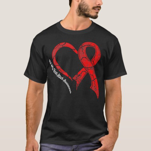 SCAD Heart Attack Survivor Survives Warrior Awaren T_Shirt