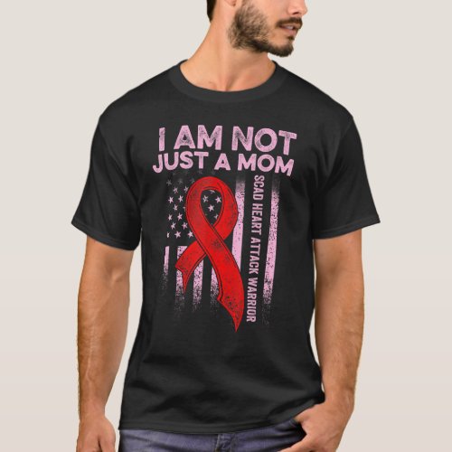 Scad Heart Attack Survivor Therapy Warrior Awarene T_Shirt