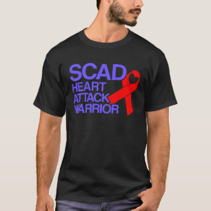 SCAD Heart Attack Survivor Warrior Awareness T-Shirt