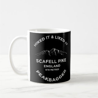 Scafell Pike Cumbria Peakbagging Coffee Mug
