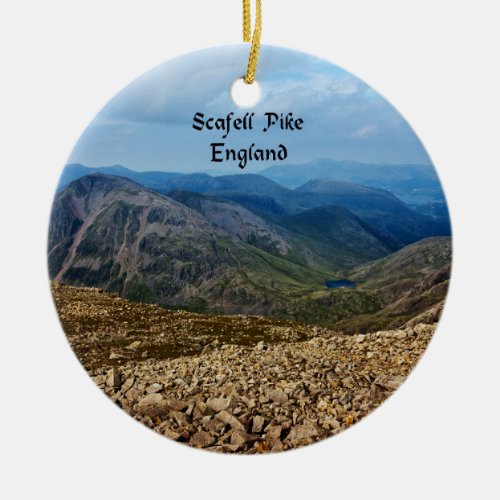 Scafell Pike England Ceramic Ornament